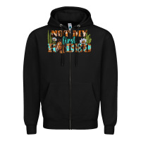 Black Not My First Rodeo Western Zipper Hoodie - BundleAndBundleShop