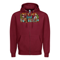 Burgundy Not My First Rodeo Western Zipper Hoodie - BundleAndBundleShop