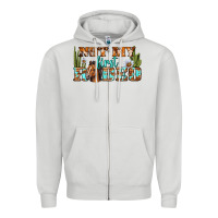 Dove Grey Not My First Rodeo Western Zipper Hoodie - BundleAndBundleShop
