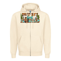 Sandshell Not My First Rodeo Western Zipper Hoodie - BundleAndBundleShop