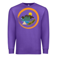 Purple I hate people camping hiking Premium Sweatshirt - Bettercallsaul