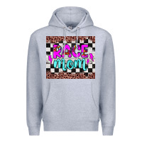Heather Grey race mom Premium Hoodie - JahusDesignShop