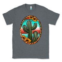 Charcoal Heather serape and sunflower cactus Classic Tee - Jasminsmagicworld