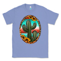 Colony Blue serape and sunflower cactus Classic Tee - Jasminsmagicworld