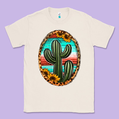 Serape And Sunflower Cactus Classic Tee Designed By Jasminsmagicworld