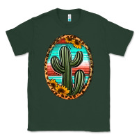 Sports Green serape and sunflower cactus Classic Tee - Jasminsmagicworld