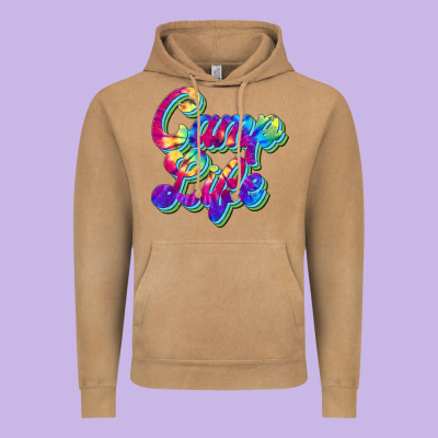 Camp Life Vintage Hoodie Designed By Jahusdesignshop