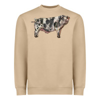 Mushroom Spotted Pig Heavyweight Sweatshirt - LillyAllenDesigns