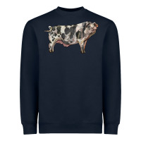 Navy Spotted Pig Heavyweight Sweatshirt - LillyAllenDesigns