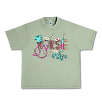 Oil Green nurse life Urban Heavy Tee - BarkalooDesign
