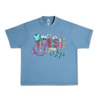 Pebble Blue nurse life Urban Heavy Tee - BarkalooDesign
