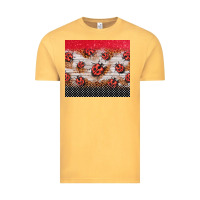 Vintage Mustard ladybug tumbler Vintage Tee - BarkalooDesign