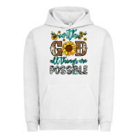 Pigment Lunar Rock with god all things are possible Urban Hoodie - OliviaCreatesArt