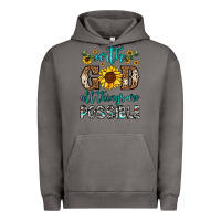 Pigment Tornado with god all things are possible Urban Hoodie - OliviaCreatesArt