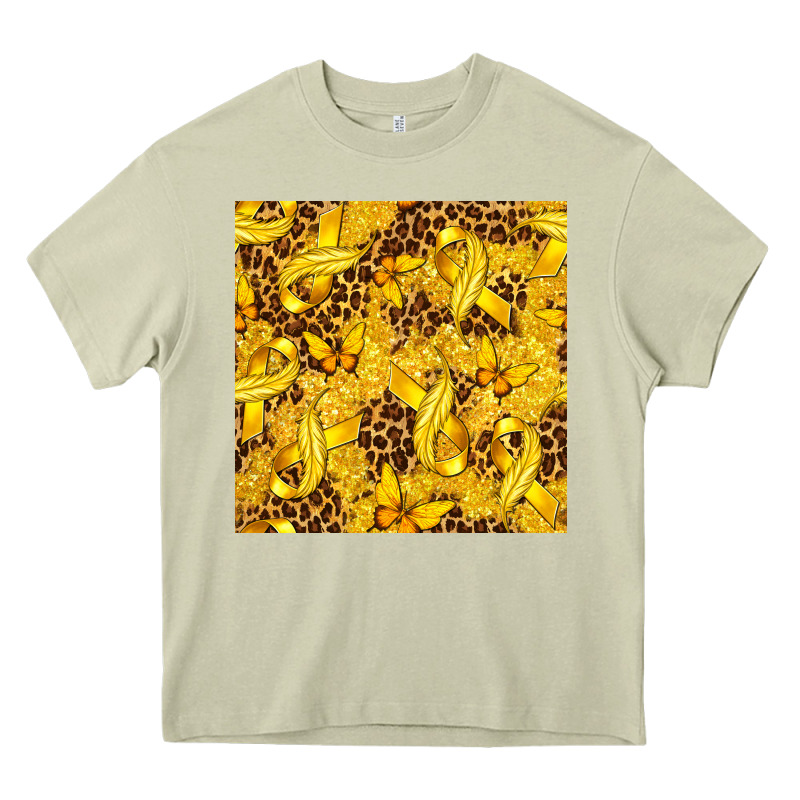 Childhood Cancer Butterfly Heavy Core Tee by texasbilliewilder | Teevron