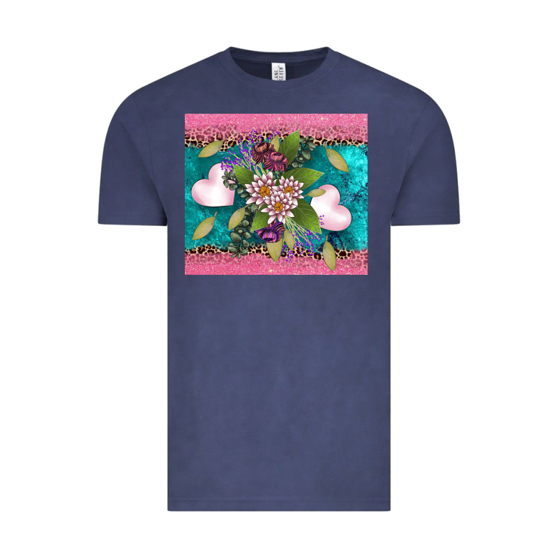 V.d Flowers And Hearts Vintage Tee by AdoDesignShop | Teevron