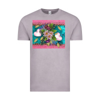 Vintage Zinc v.d flowers and hearts Vintage Tee - AdoDesignShop