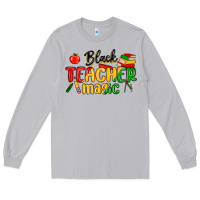 Moon Dust black teacher magic juneteenth Long Sleeve Tee - MaliasSmallBusiness