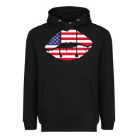 Black American lip Heavyweight Hoodie - Bettercallsaul