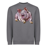 Storm Landrace Pig Heavyweight Sweatshirt - LillyAllenDesigns