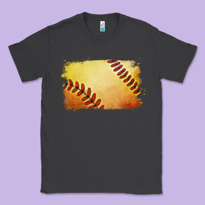 Softball Brushstroke Classic Tee Designed By Jasminsmagicworld
