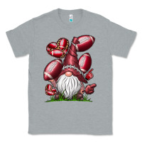 Heather Grey American Football Gnome Classic Tee - CowhideDigitalArt