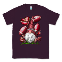 Plum American Football Gnome Classic Tee - CowhideDigitalArt