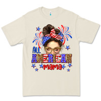 Bone All American mama Premium Tee - Neo Western