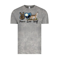 Cloud Rock Peace Love Wolf Vintage Tee - LillyAllenDesigns