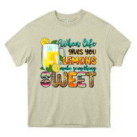 Mossy when life gives you lemons make someting sweet Heavy Core Tee - Zillion Design Studio