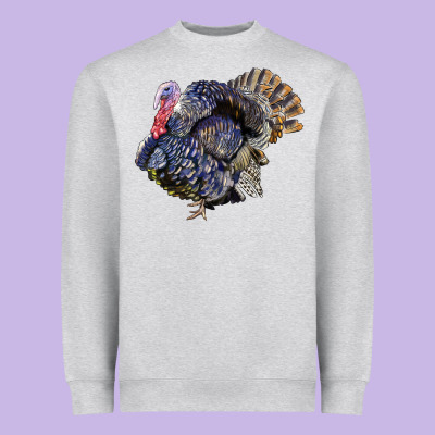 Bronze Turkey Heavyweight Sweatshirt Designed By Lillyallendesigns
