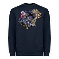 Navy Bronze Turkey Heavyweight Sweatshirt - LillyAllenDesigns