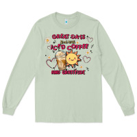 Matcha great days start with iced coffee and gratitude Long Sleeve Tee - MaliasSmallBusiness