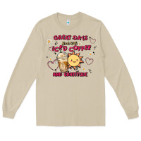 Mushroom great days start with iced coffee and gratitude Long Sleeve Tee - MaliasSmallBusiness