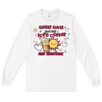White great days start with iced coffee and gratitude Long Sleeve Tee - MaliasSmallBusiness