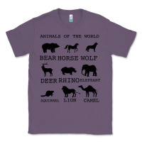 Lavender Anımals Of The World Classic Tee - Bettercallsaul