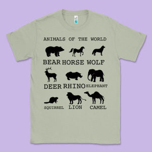 Anımals Of The World Classic Tee Designed By Bettercallsaul