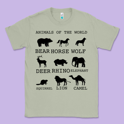 Anımals Of The World Classic Tee Designed By Bettercallsaul