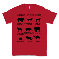 Red Anımals Of The World Classic Tee - Bettercallsaul