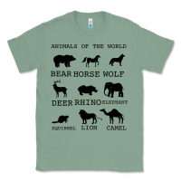 Sage Anımals Of The World Classic Tee - Bettercallsaul