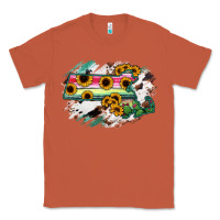 Copper Massachusetts State Map Classic Tee - RanaPortraitStore