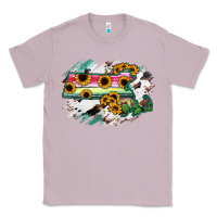 Lilac Massachusetts State Map Classic Tee - RanaPortraitStore