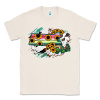 Natural Massachusetts State Map Classic Tee - RanaPortraitStore