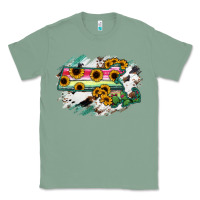 Sage Massachusetts State Map Classic Tee - RanaPortraitStore