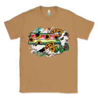 Toasted Coconut Massachusetts State Map Classic Tee - RanaPortraitStore