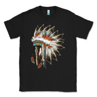 Black indian headress Classic Tee - AdoDesignShop