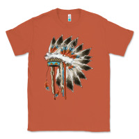 Copper indian headress Classic Tee - AdoDesignShop