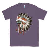 Lavender indian headress Classic Tee - AdoDesignShop