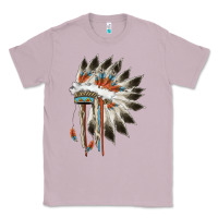 Lilac indian headress Classic Tee - AdoDesignShop