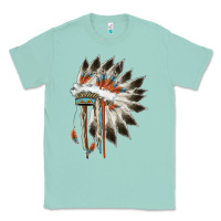 Seafoam indian headress Classic Tee - AdoDesignShop